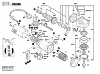 Bosch 0 601 701 041 GWS 9-125 Angle Grinder GWS9-125 Spare Parts